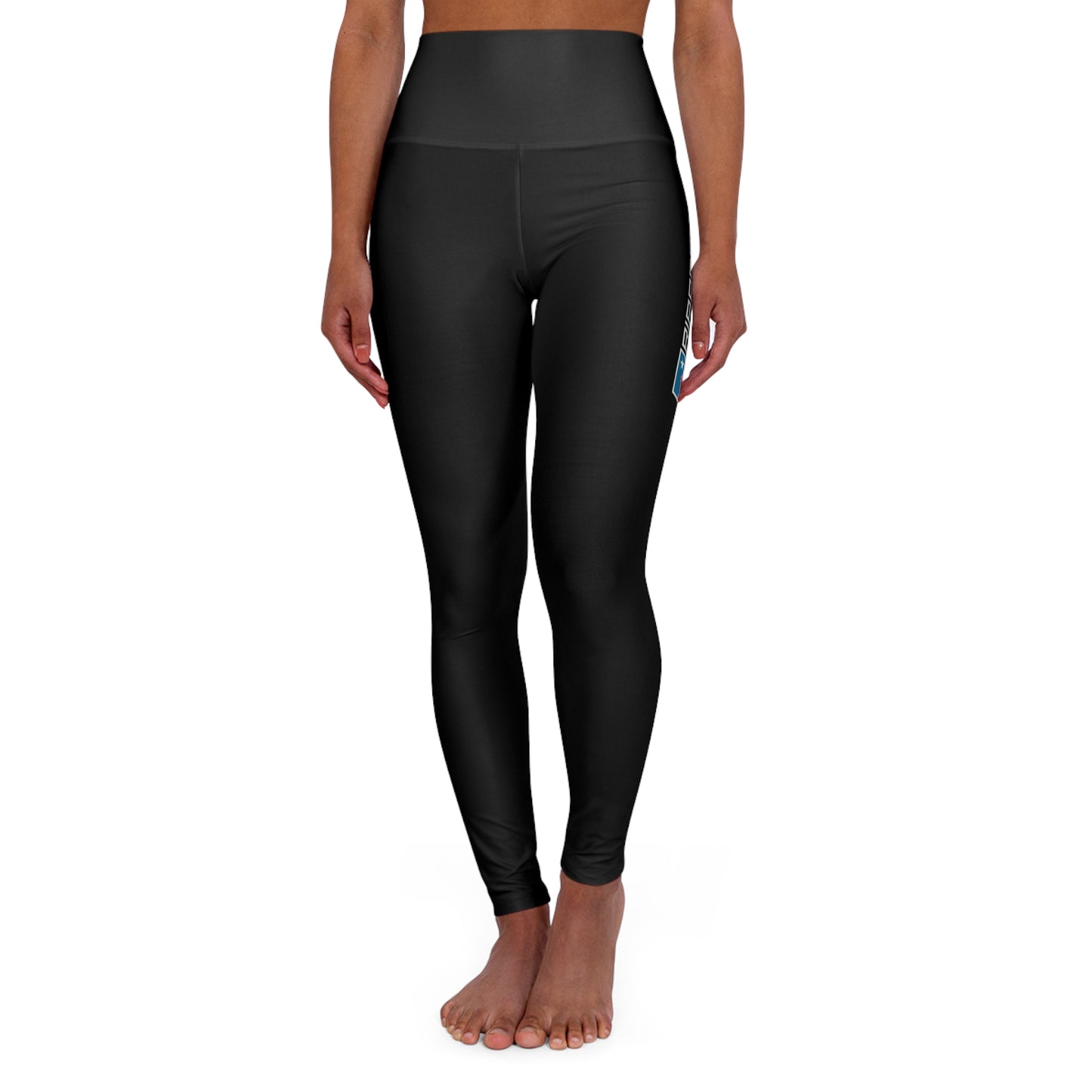 Women's High-Waisted Leggings - Black