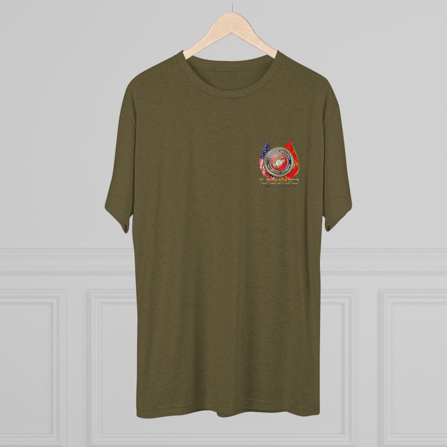 USMC Custom Rank T-Shirt – Strength. Honor. Brotherhood.
