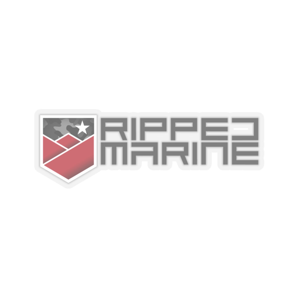 Sticker, Ripped Marine
