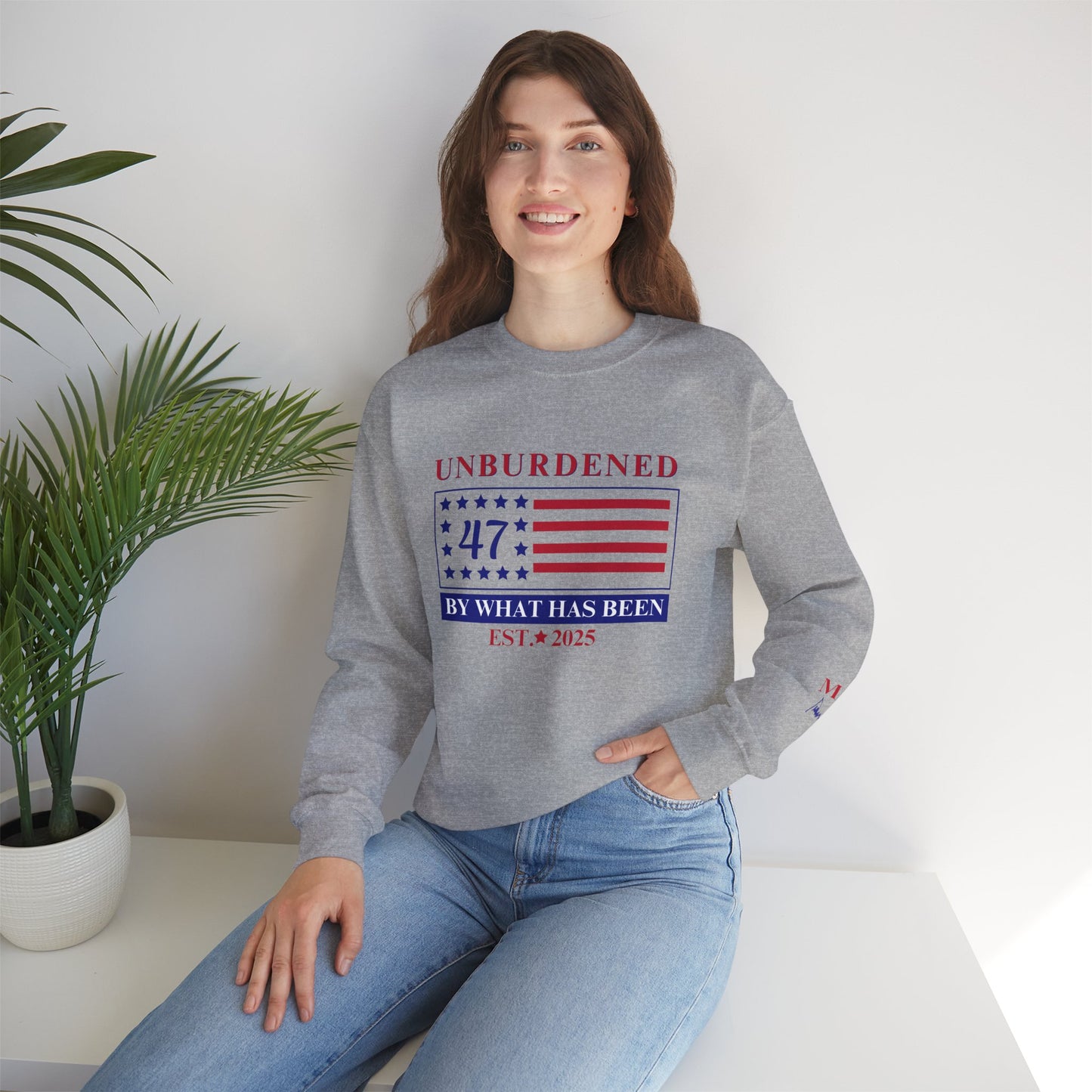 Unburdened MAGA Trump Sweatshirt