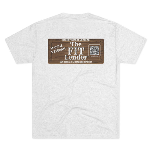 The FIT Lender Logo Tee — Marine Veteran Mortgage Broker T‑Shirt