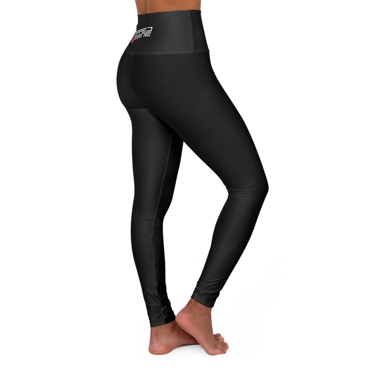 Women's High-Waisted Leggings - Black