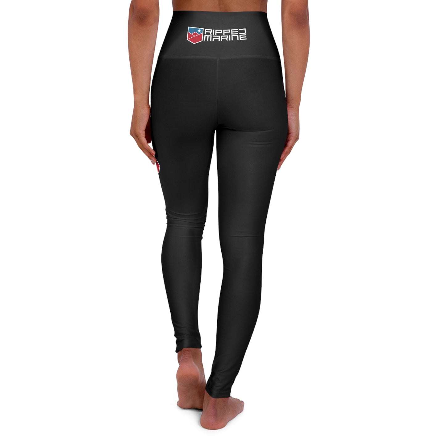 Women's High-Waisted Leggings - Black