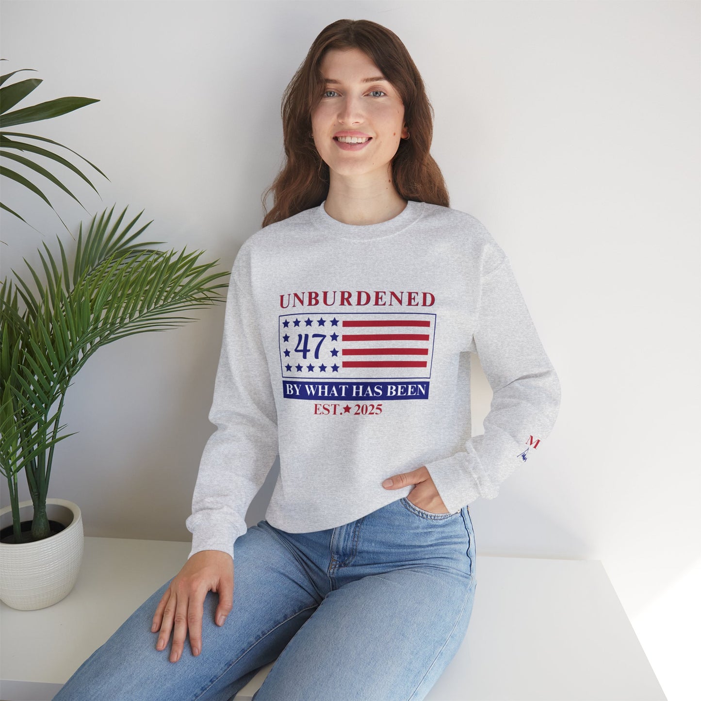 Unburdened MAGA Trump Sweatshirt
