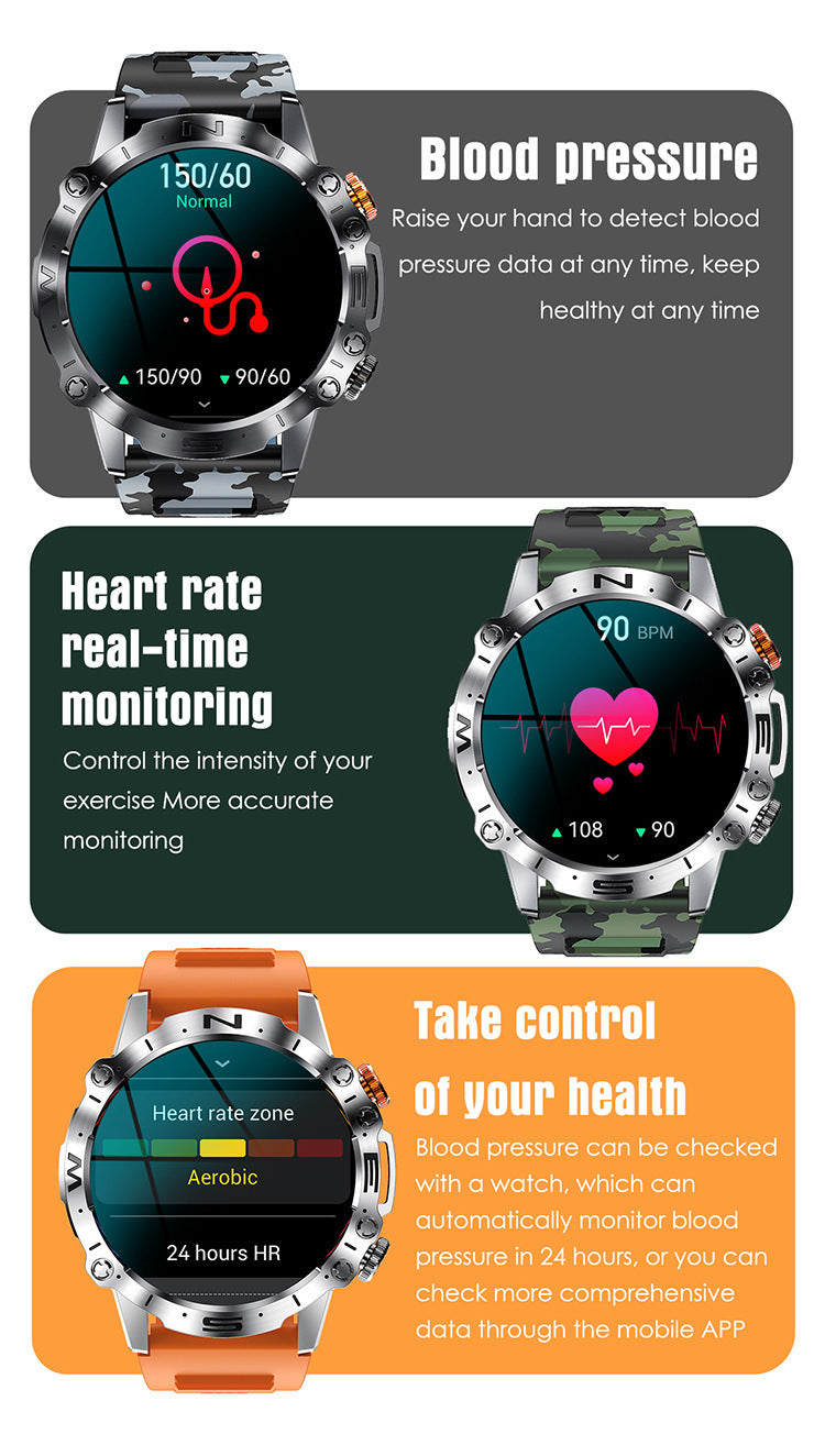 Smart Watch Bluetooth Large Battery Outdoors