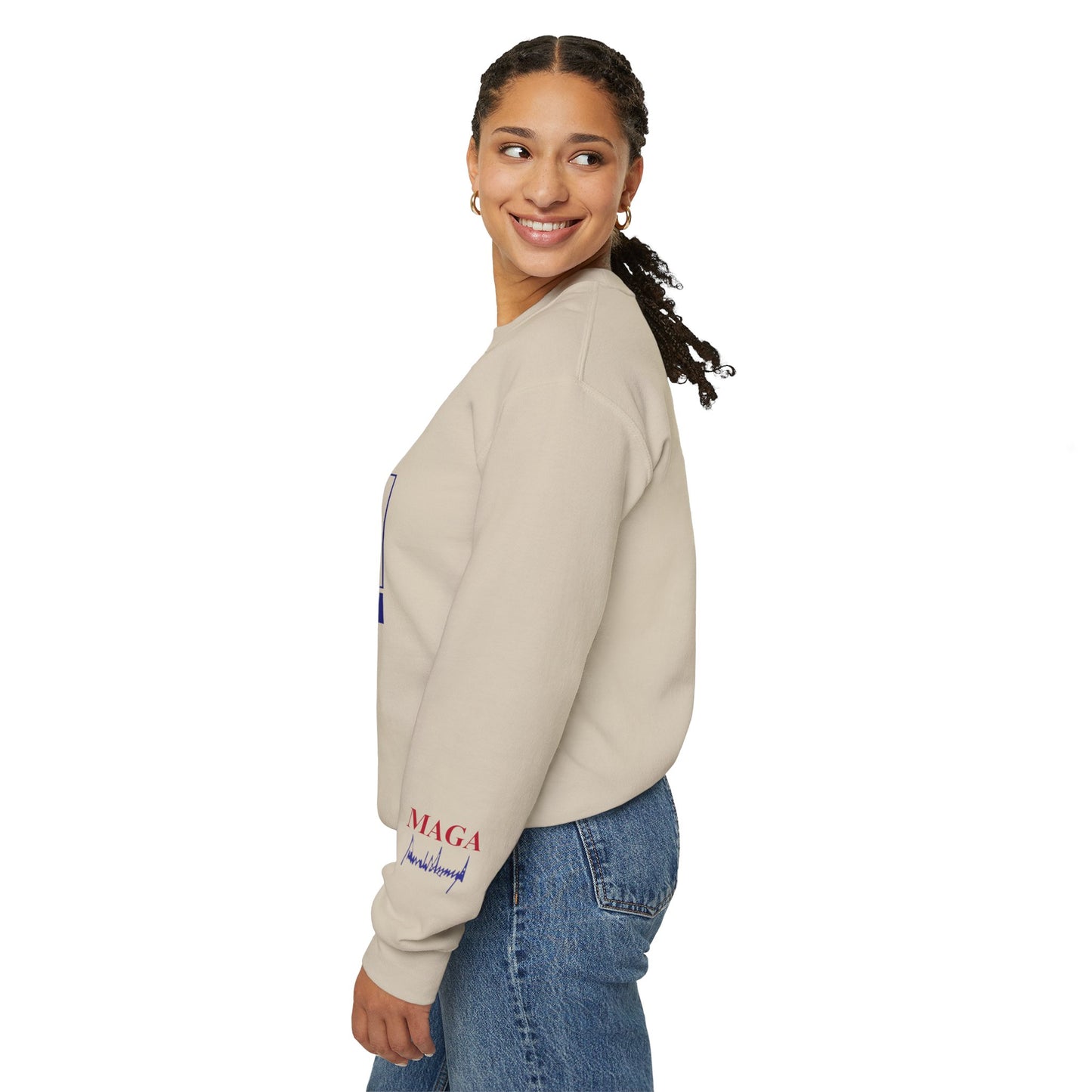 Unburdened MAGA Trump Sweatshirt