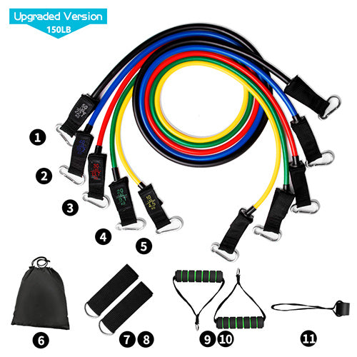 Tubing Band Strength Training Set w/ handles