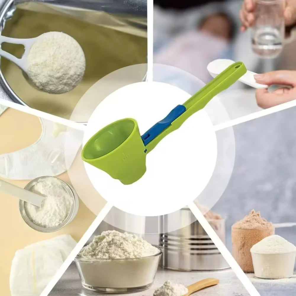 Sliding Scoop Funnel No Spill