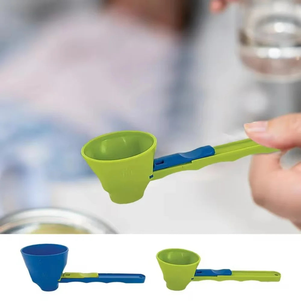 Sliding Scoop Funnel No Spill