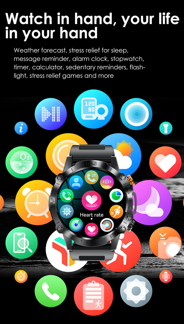 Smart Watch Bluetooth Large Battery Outdoors