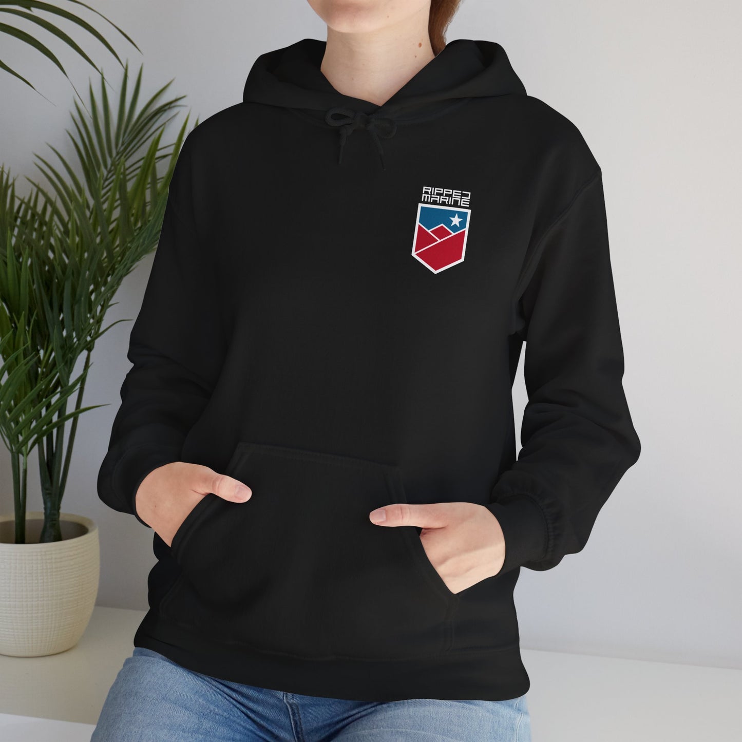 Ripped Marine Hoodie