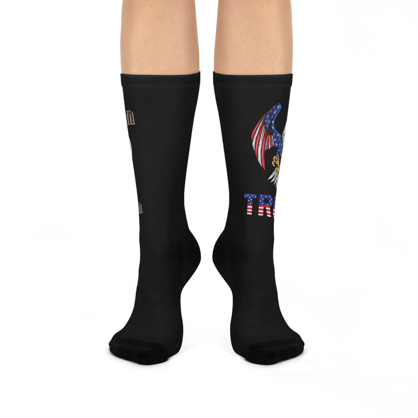 Patriot Crew Socks – A Bold Tribute to TRUMP - Black