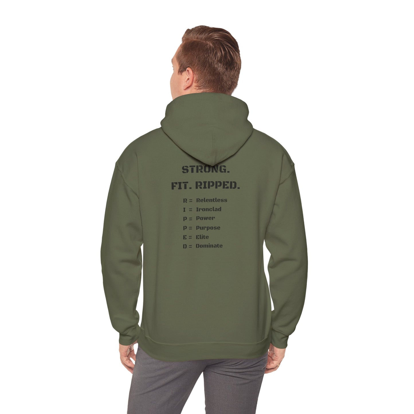 Ripped Marine Hoodie