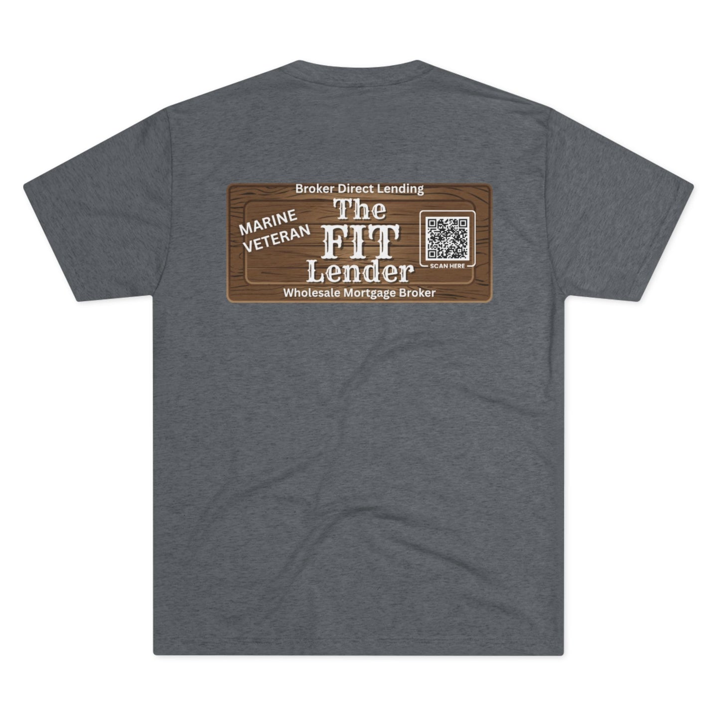 The FIT Lender Logo Tee — Marine Veteran Mortgage Broker T‑Shirt