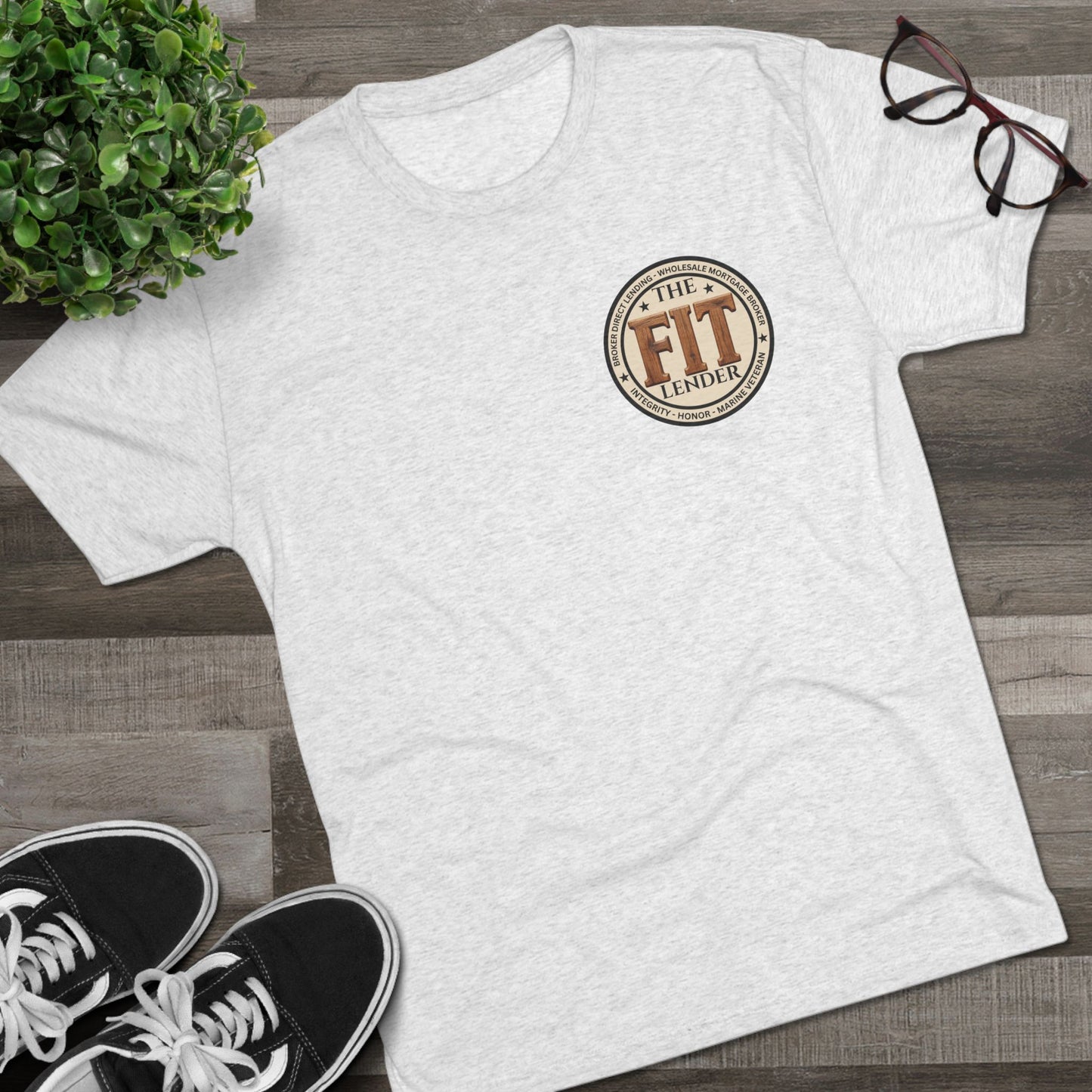 The FIT Lender Logo Tee — Marine Veteran Mortgage Broker T‑Shirt