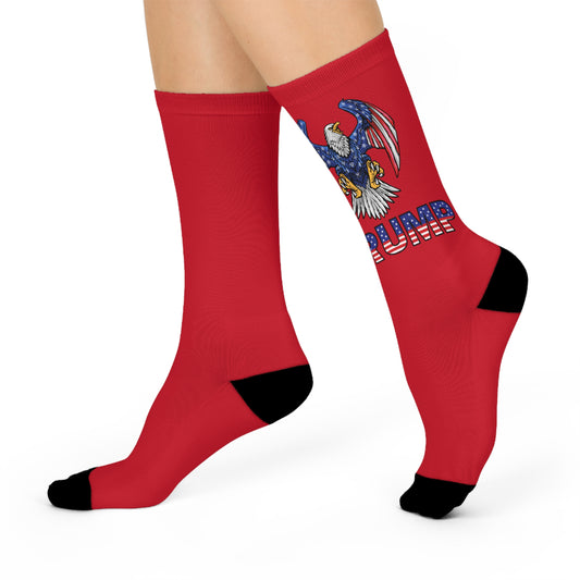 Patriot Crew Socks – A Bold Tribute to TRUMP - Red