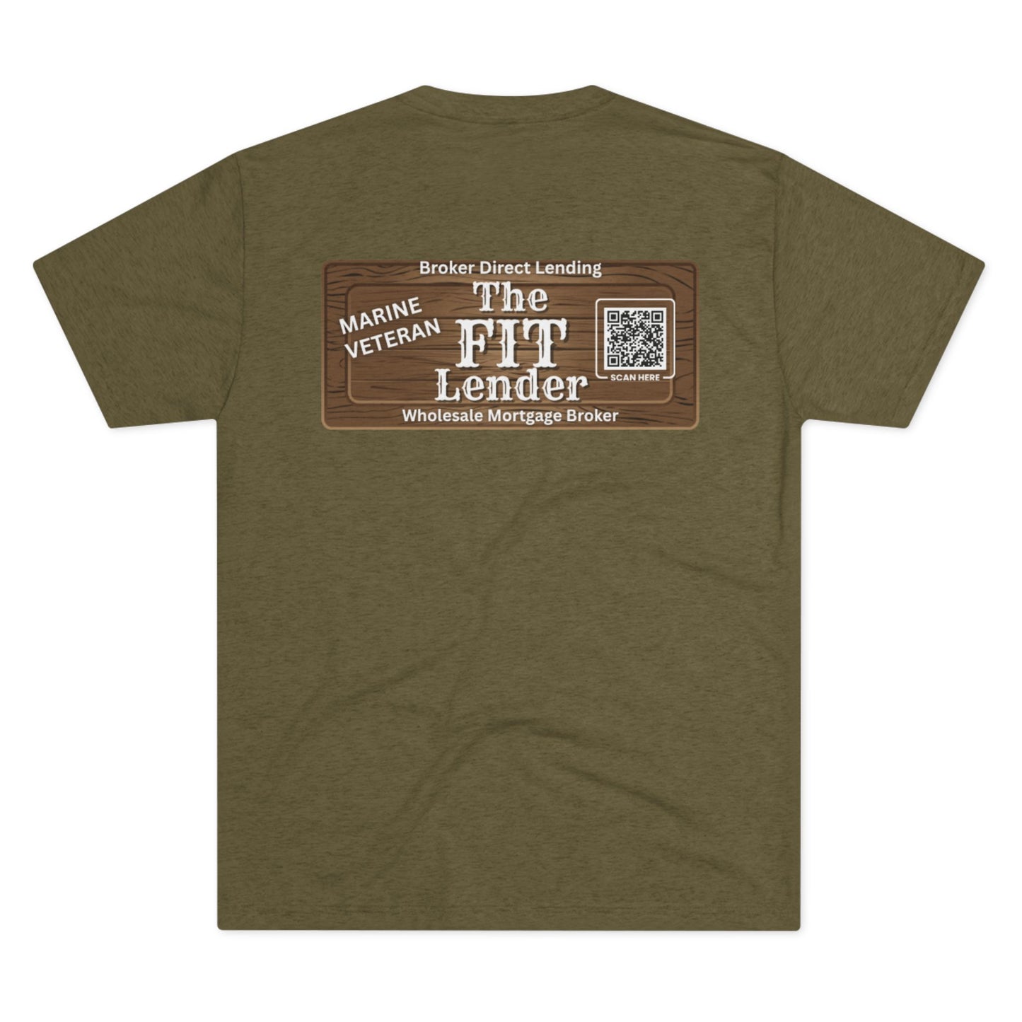 The FIT Lender Logo Tee — Marine Veteran Mortgage Broker T‑Shirt