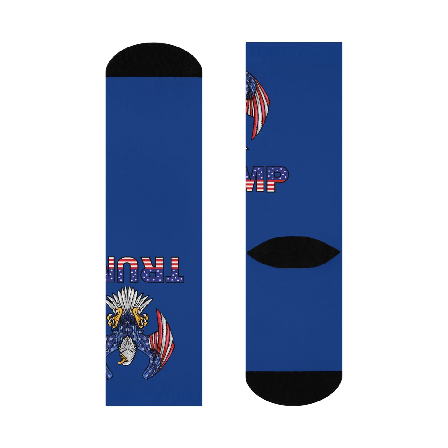 Patriot Crew Socks – A Bold Tribute to TRUMP - Blue