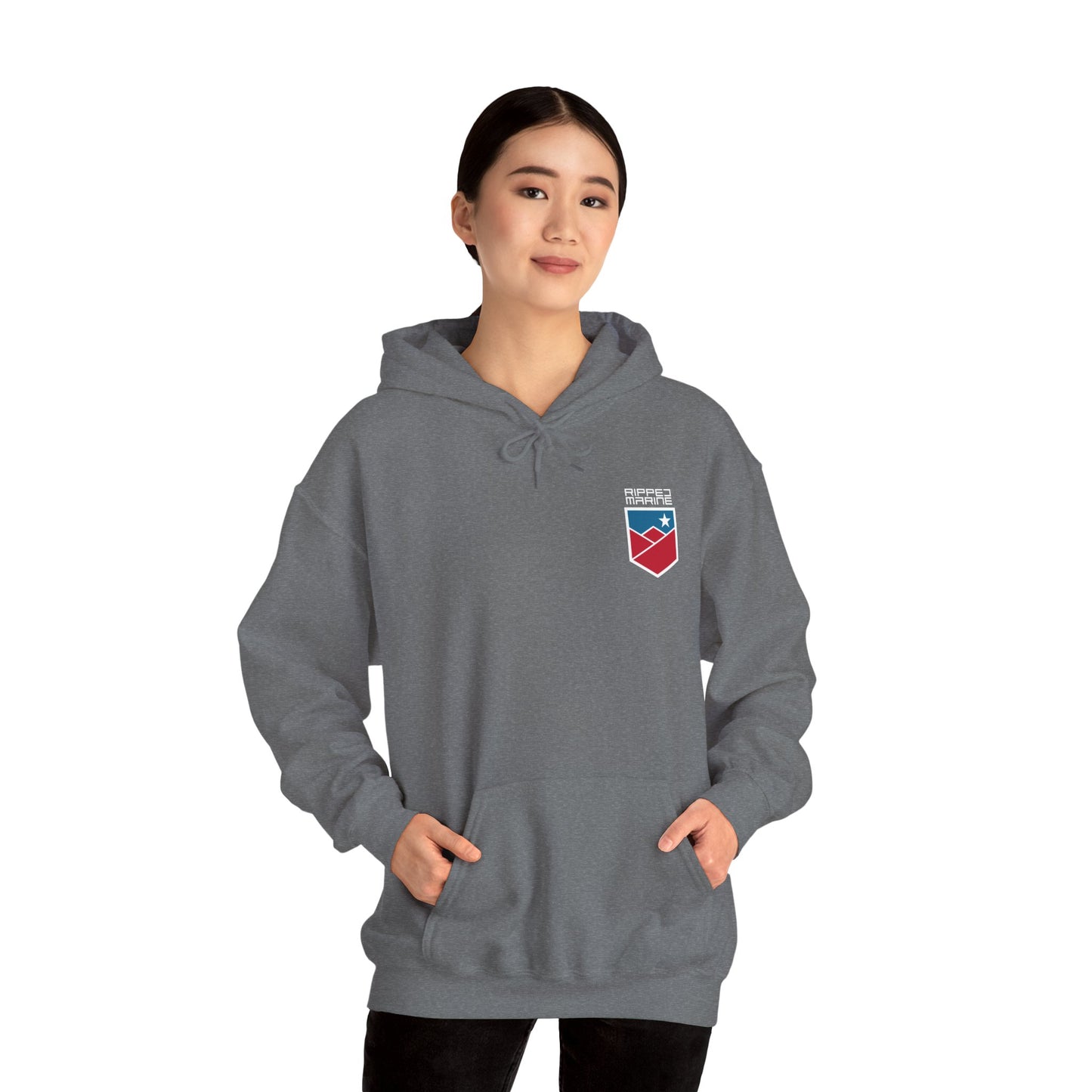 Ripped Marine Hoodie