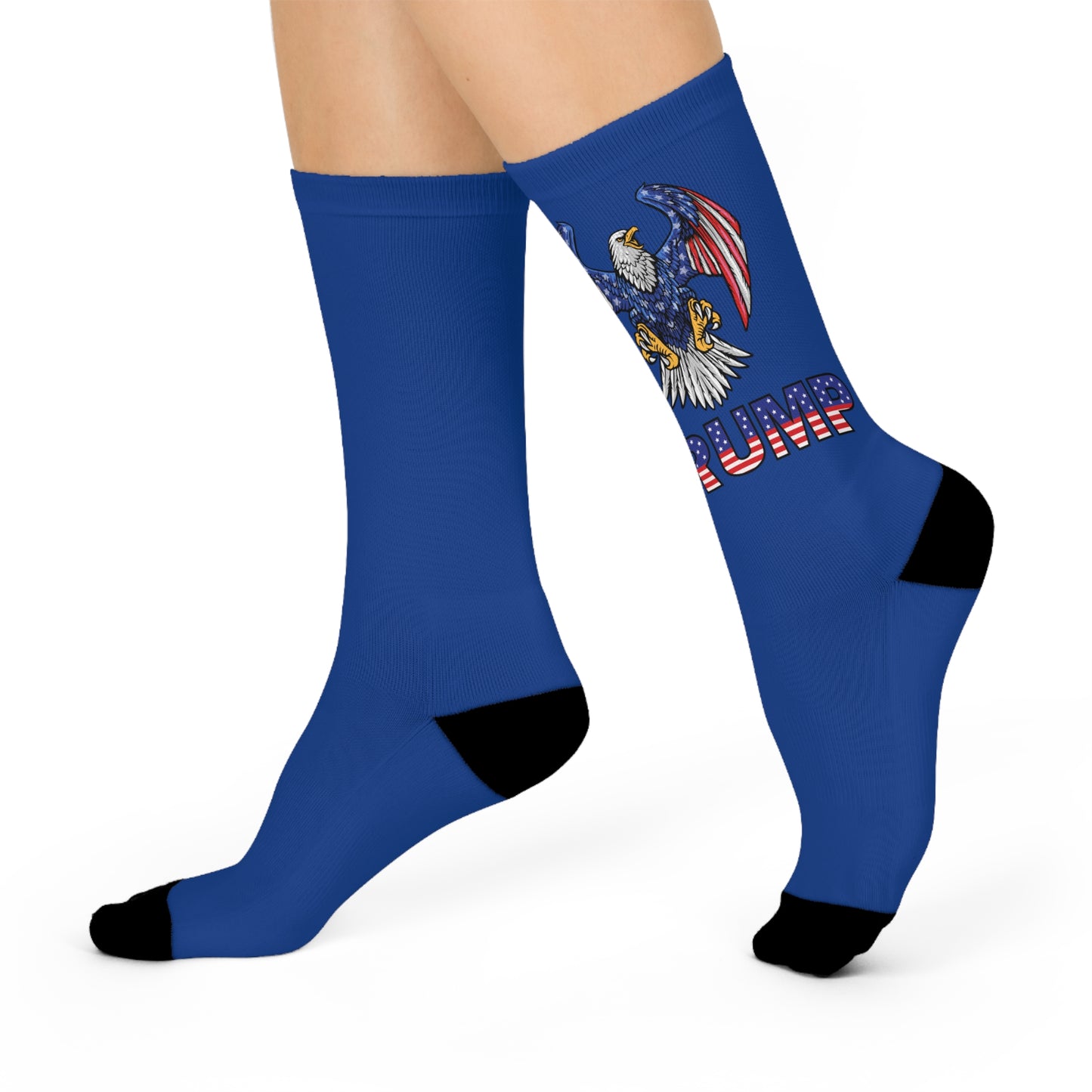 Patriot Crew Socks – A Bold Tribute to TRUMP - Blue