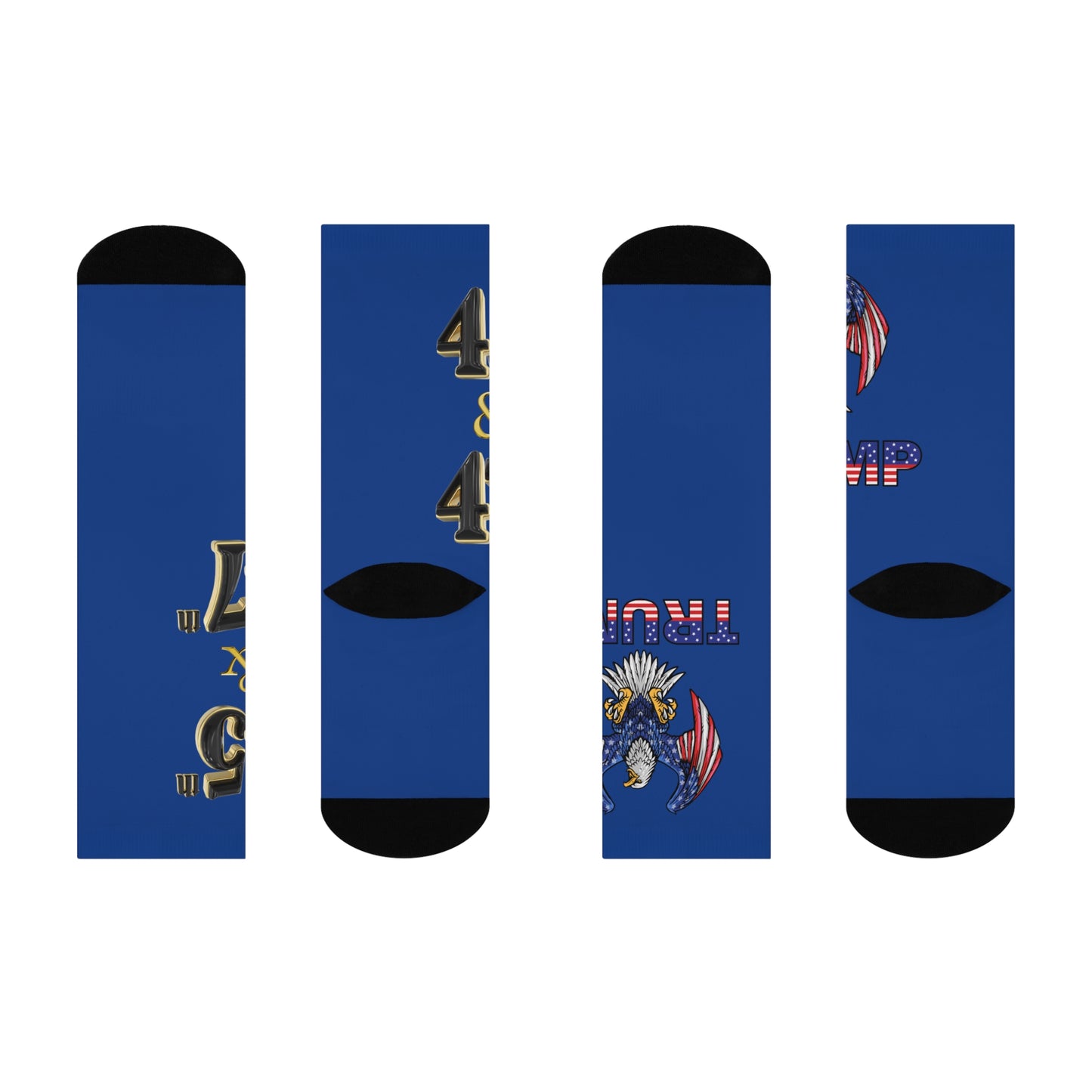 Patriot Crew Socks – A Bold Tribute to TRUMP - Blue